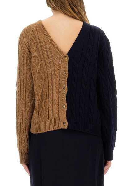 Cardigane Moschino Two-Tone Alpaca Blend Cardigan MULTICOLOUR Femei (BM 18874870) 3