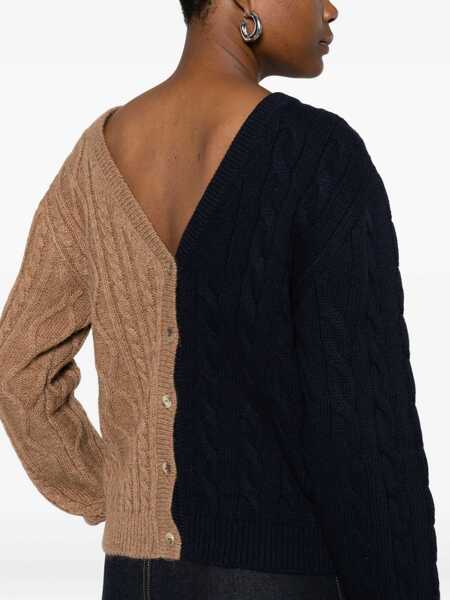 Cardigane Moschino Two-Tone Alpaca Blend Cardigan MULTICOLOUR Femei (BM 18874870) 5