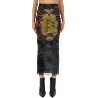 Fuste casual "Médaillon" Skirt Femei