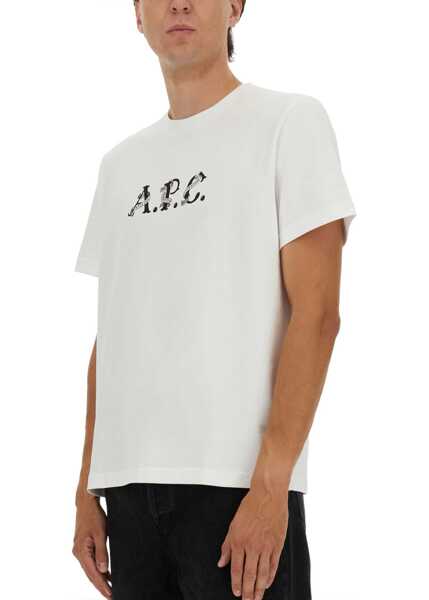 Tricouri A.P.C. T-Shirt Hugo WHITE Barbati (BM 18874969) 4