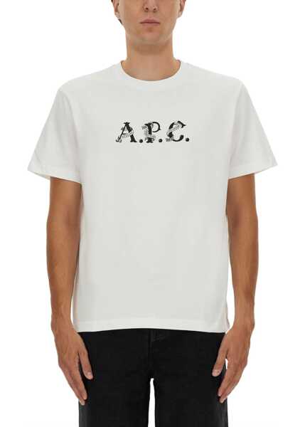 Tricouri A.P.C. T-Shirt Hugo WHITE Barbati (BM 18874969) 1