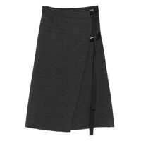 Fuste Mrz Wool Midi Skirt Femei