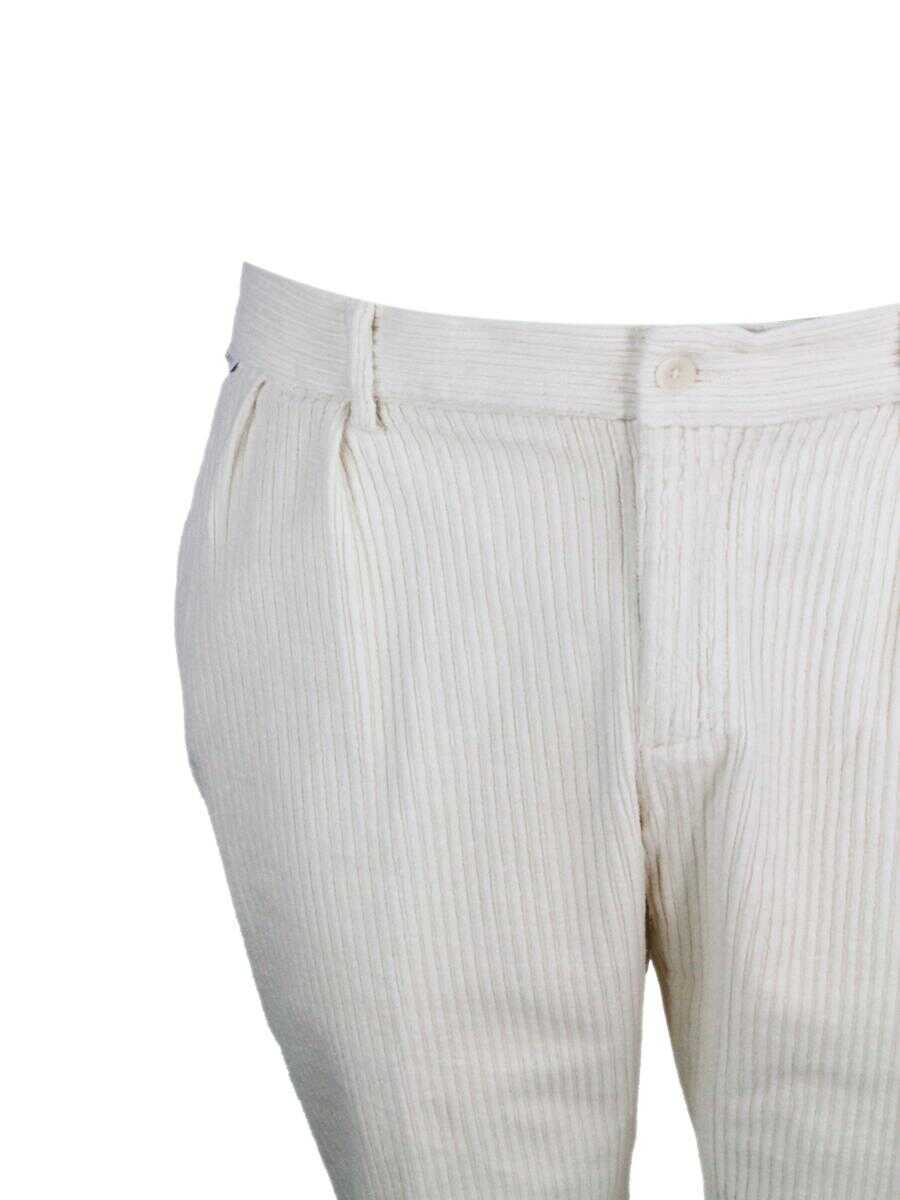 Pantaloni 04651/ A TRIP IN A BAG 04651/ A Trip In A Bag Trousers WHITE Barbati (BM 18876435) 4