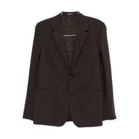 Geci Emporio Armani Linen Single-Breasted Jacket Barbati