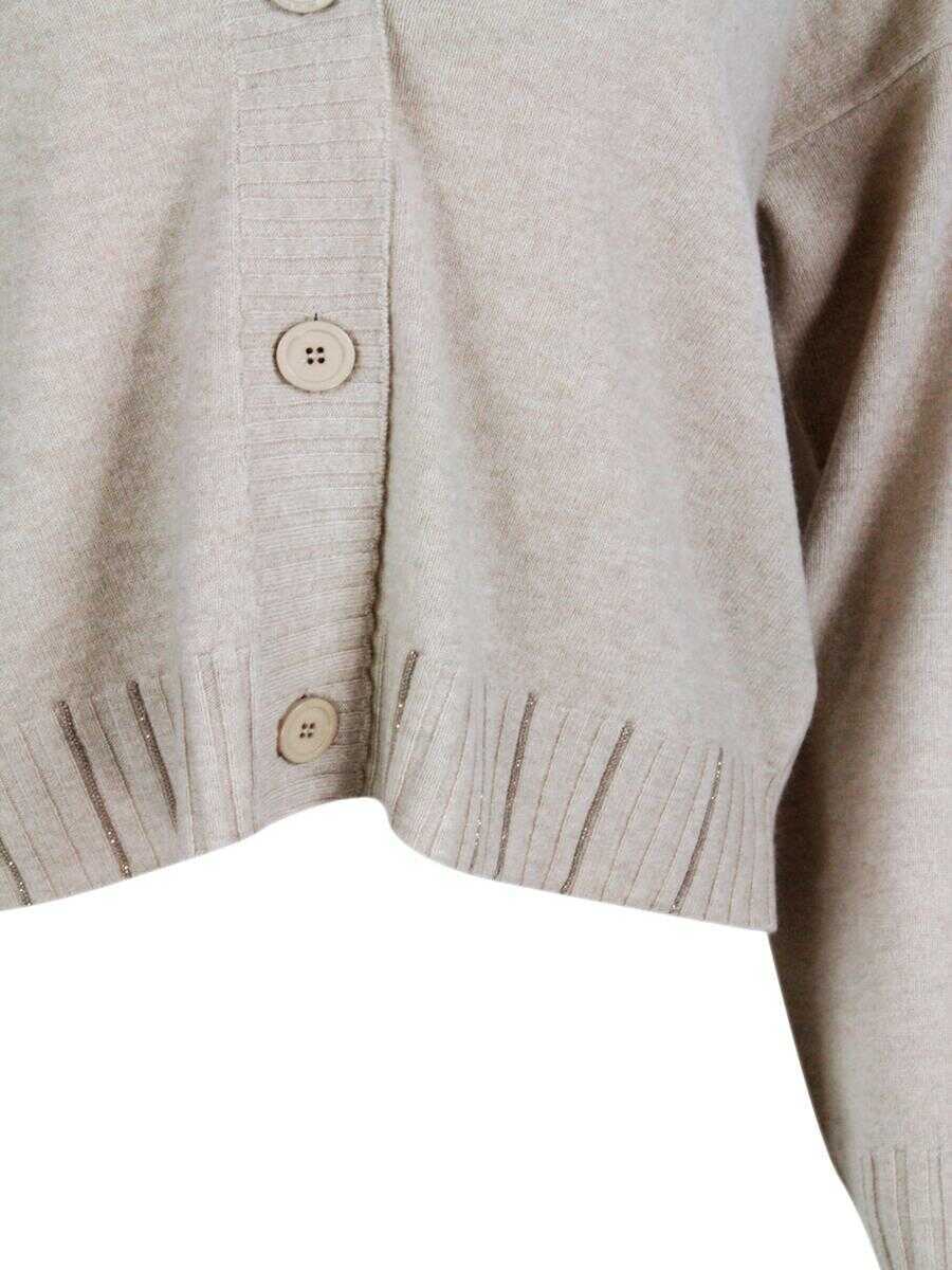 Pulovere Fabiana Filippi Fabiana Filippi Sweaters Beige Femei (BM 18877404) 4