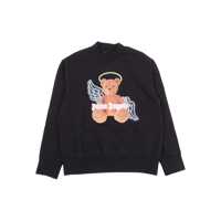 Bluze de trening PA BEAR ANGEL CREWNECK BLACK - BROWN Fete