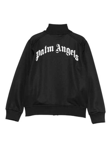 Geci de iarna Palm Angels CURVEDLOGO CUT TRACK JKT BLACK - OFF WHI Black   Baieti (BM 18878766) 2