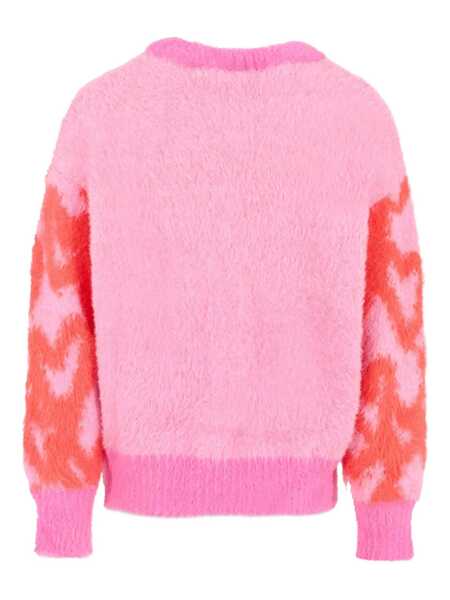 Bluze de trening Palm Angels PA SPRAY HEARTS  KNIT CREW ROSE PINK - L Pink Fete (BM 18878772) 2