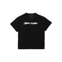 Tricouri BLURRED LOGO REG.TSHIRT S/S BLACK - ROSE Fete