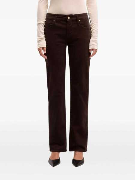 Blugi drepti 7 For All Mankind 7 FOR ALL MANKIND JEANS 7UC90V64.1LP BROWN Brown Femei (BM 18878826) 4