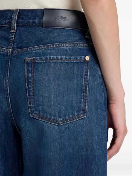 Blugi evazati 7 For All Mankind 7 FOR ALL MANKIND JEANS 7UX30E52.1BM DARK BLUE Dark Blue Femei (BM 18878838) 5