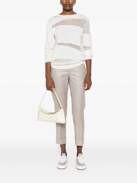 Pulovere Fabiana Filippi Fabiana Filippi Sweaters Beige Femei (BM 18879165) 2