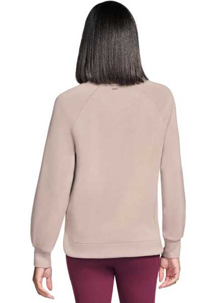 Bluze SKECHERS Skechluxe Elevate Crewneck Beige Femei (BM 18879424) 3