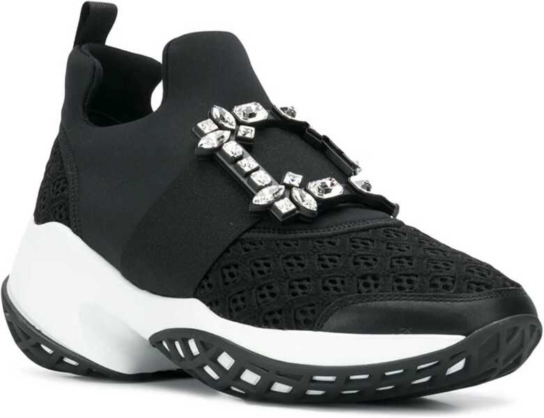 Sneakers Roger Vivier Viv Run Fabric Sneaker BLACK Femei (BM 18879634) 2