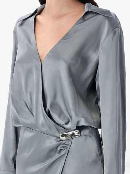 Rochii THE ATTICO The Attico Dress GREY Femei (BM 18880338) 3