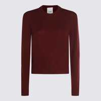 Pulovere Allude Bordeaux Cashmere Knitwear Femei
