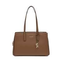 Genti de umar Michael Kors Michael Kors Medium Brown Leather Shopping Bag Femei
