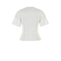 Topuri Alexander McQueen Dama - Topuri Alexander McQueen Alexander McQueen Shirts OPTICALWHITE Femei (BM 18881934) - B-mall.ro