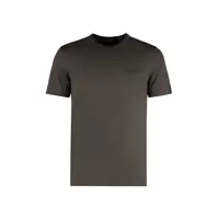 Tricouri Zegna Cotton Crew-Neck T-Shirt Barbati