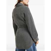 Pulovere Brunello Cucinelli Dama - Cardigane Brunello Cucinelli Brunello Cucinelli English Ribbed Cardigan GRAY Femei (BM 18883635) - B-mall.ro