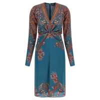 Rochii Etro Floral Printed Dress Femei
