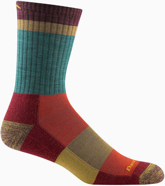 Sosete DARN TOUGH Heady Stripe teal Multicolor Barbati (BM 18885088) 1
