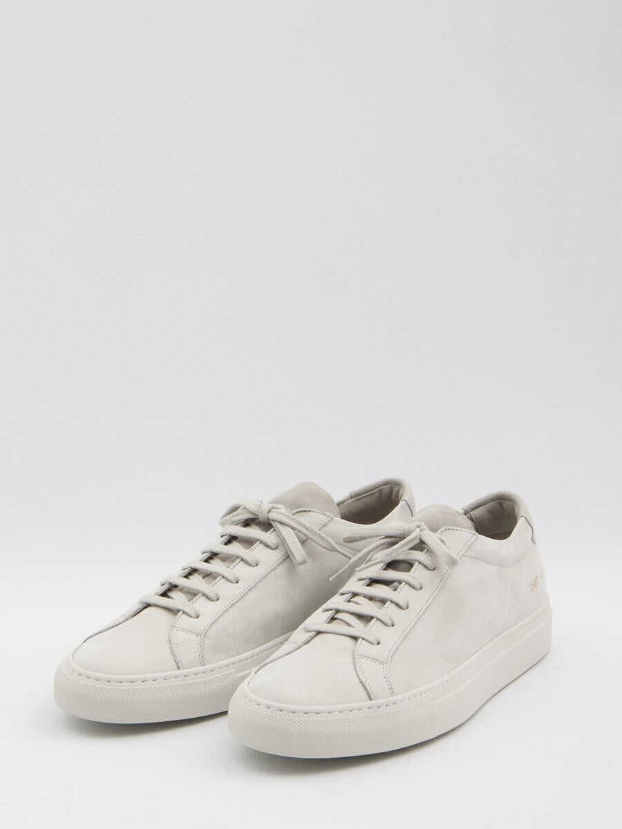 Sneakers Common Projects Achilles Sneakers In Light Grey Nubuck GREY Barbati (BM 18886353) 2