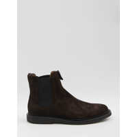 Bocanci Chelsea Boots In Waxed Suede Barbati