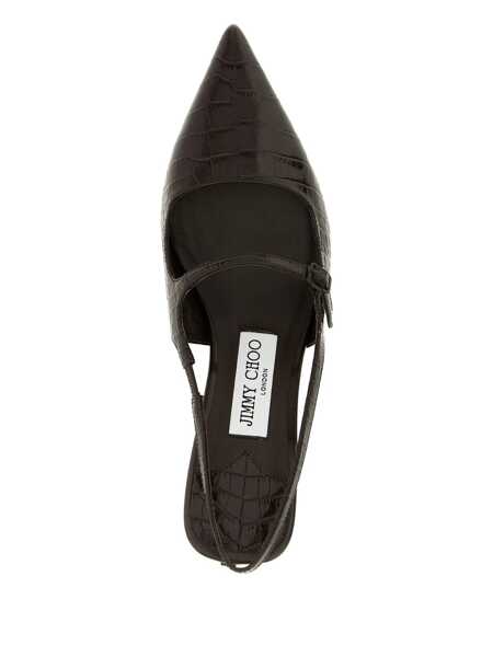 Pantofi cu toc Jimmy Choo Jimmy Choo Didi Slingback BROWN Femei (BM 18887529) 4