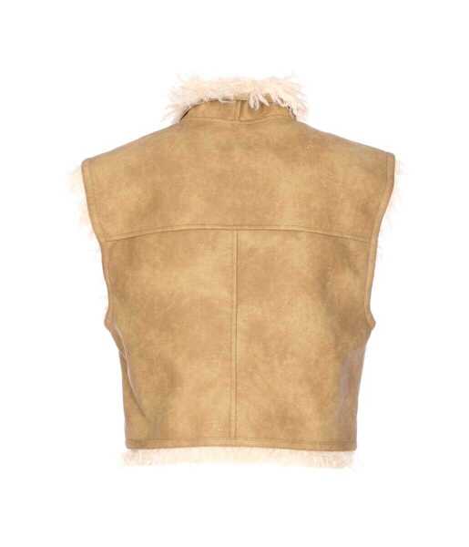 Paltoane Isabel Marant Beige Shearling Coat With Reversible Deisgn And Button Closure In Fur Woman Beige Femei (BM 18888021) 2