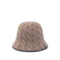 Palarii Brunello Cucinelli Wool Cloche Hat Femei