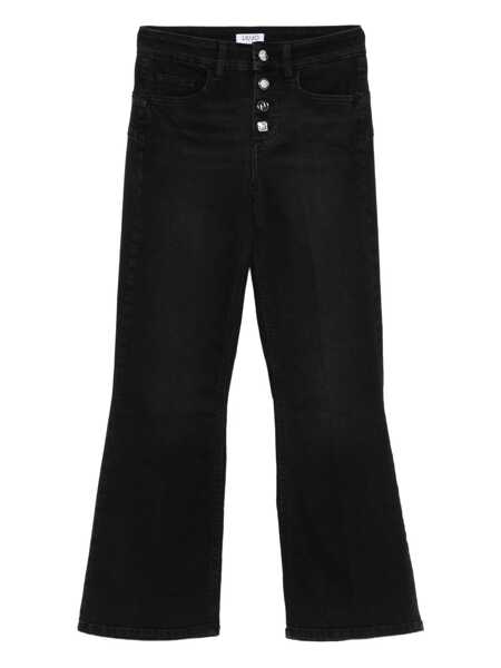 Blugi Liu Jo Liu Jo High Waist And Flared Leg Jeans Black Femei (BM 18889572) 1