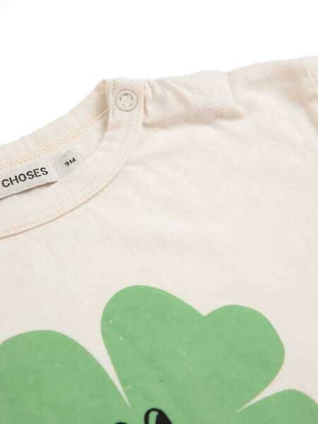 Tricouri Bobo Choses Lucky Clover T-shirt White Baieti (BM 18890046) 2