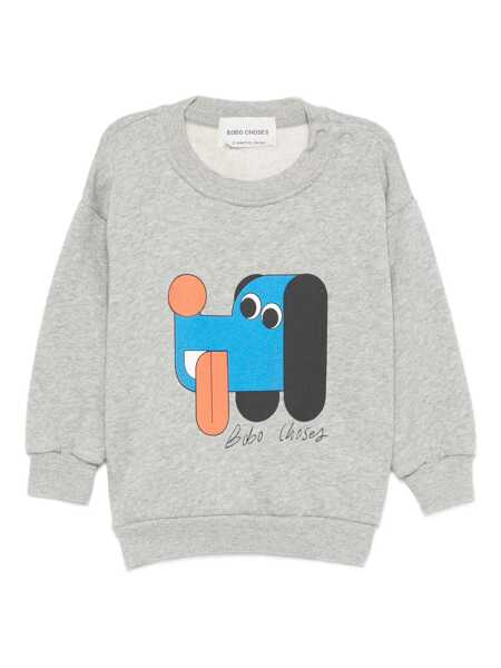 Bluze de trening Bobo Choses Doggy Mate sweatshirt Gray Fete (BM 18890115) 1