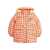 MINI RODINI Ritzratz patch gingham aop heavy puffer Red
