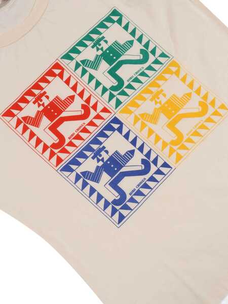 Tricouri Bobo Choses Rainbow Mr Pencil T-shirt White Baieti (BM 18890160) 3