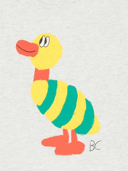 Tricouri Bobo Choses Striped Duck T-shirt Gray Baieti (BM 18890193) 3