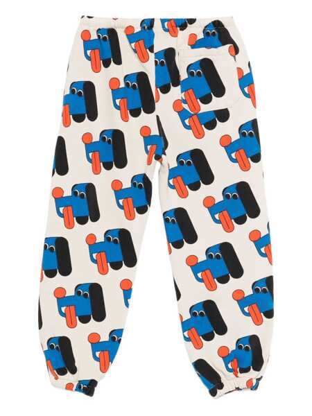 Pantaloni de trening Bobo Choses Doggy Mate all over joggings White Baieti (BM 18890226) 2