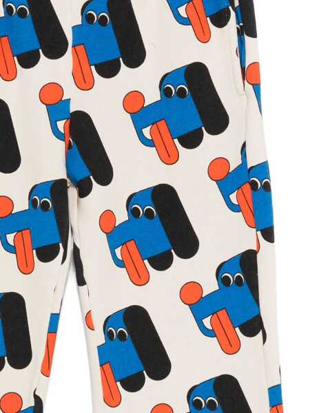 Pantaloni de trening Bobo Choses Doggy Mate all over joggings White Baieti (BM 18890226) 3