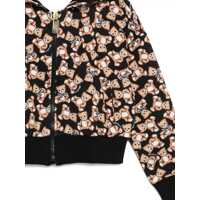 Bluze de trening pentru Fete - Bluze de trening Moschino ZIPPED HOODIE Black   Fete (BM 18890337) - B-mall.ro