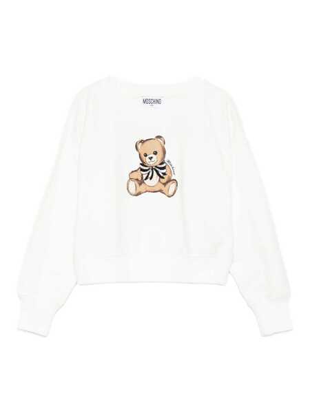 Pulovere Moschino CREWNECK SWEATER White Fete (BM 18890346) 1