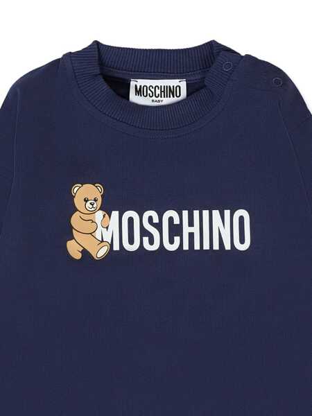 Pulovere Moschino CREWNECK SWEATER Blue Fete (BM 18890409) 3