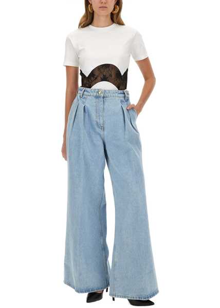 Blugi skinny Nina Ricci Wide Jeans BABY BLUE Femei (BM 18890482) 2