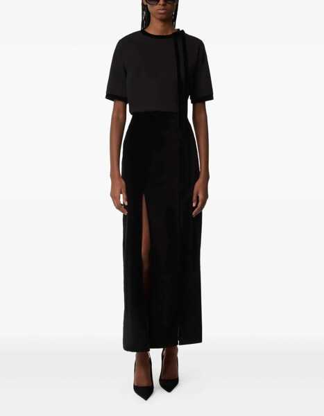 Tricouri Nina Ricci T-Shirt With Ribbon And Bow BLACK Femei (BM 18890494) 2