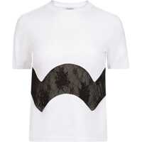 Tricouri Jersey T-Shirt With Lace Insert Femei