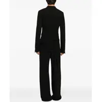 Pantaloni eleganti pentru Barbati - Pantaloni eleganti Dolce & Gabbana Straight Leg Virgin Wool Pants With Belt Loops Black Barbati (BM 18890605) - B-mall.ro
