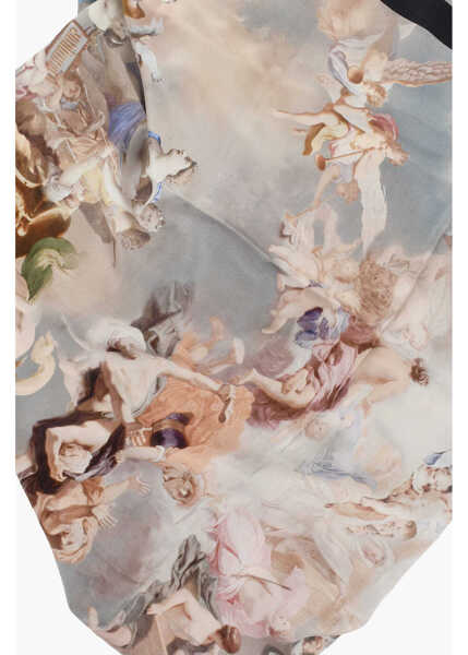 Esarfe Balmain Patterned Silk Foulard Multicolor Femei (BM 18890638) 3