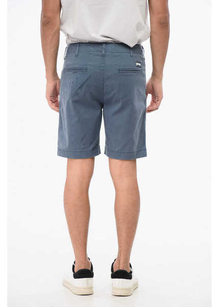 Pantaloni scurti VILEBREQUIN Cotton Gabardine Chino Shorts Blue Barbati (BM 18890830) 2