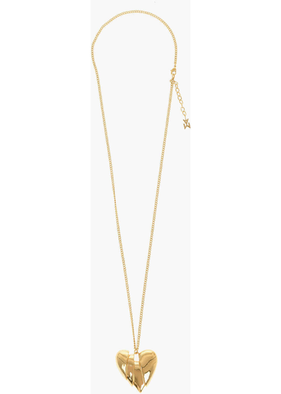 Coliere AMINA MUADDI Golden-Effect Necklace With Heart-Shaped Pendant Gold Femei (BM 18890866) 1