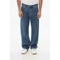 Blugi drepti Straight Leg Jeans With Leather Logo Patch 24Cm Barbati